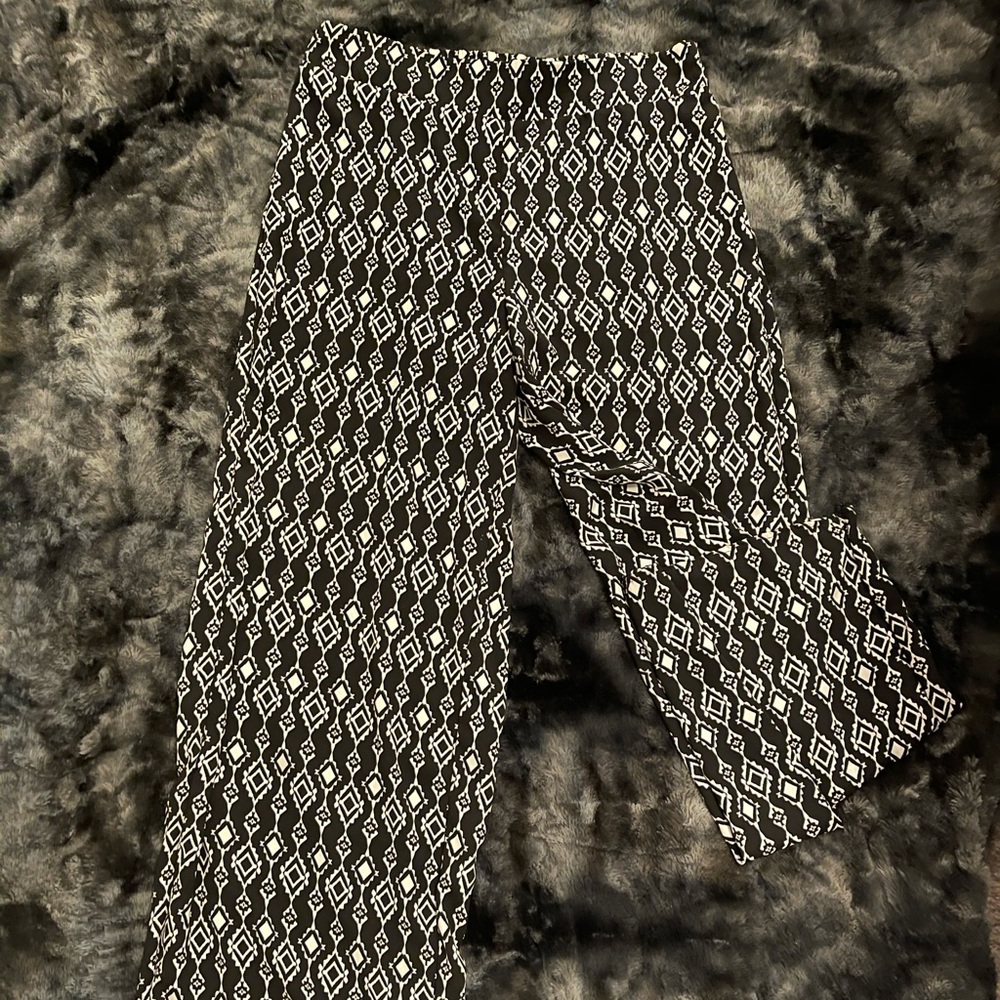 Black and white boho pants by Maurices